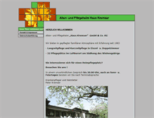 Tablet Screenshot of altenheim-kremser.de